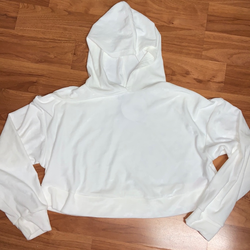 NWT Disney x Primark Mickey Plush Crop Hoodie
